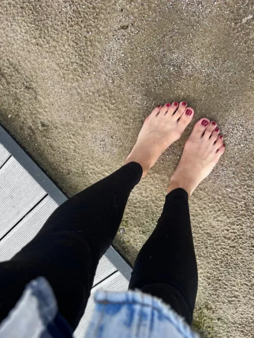 Lick my foot and kiss the ground I walk on [wife]