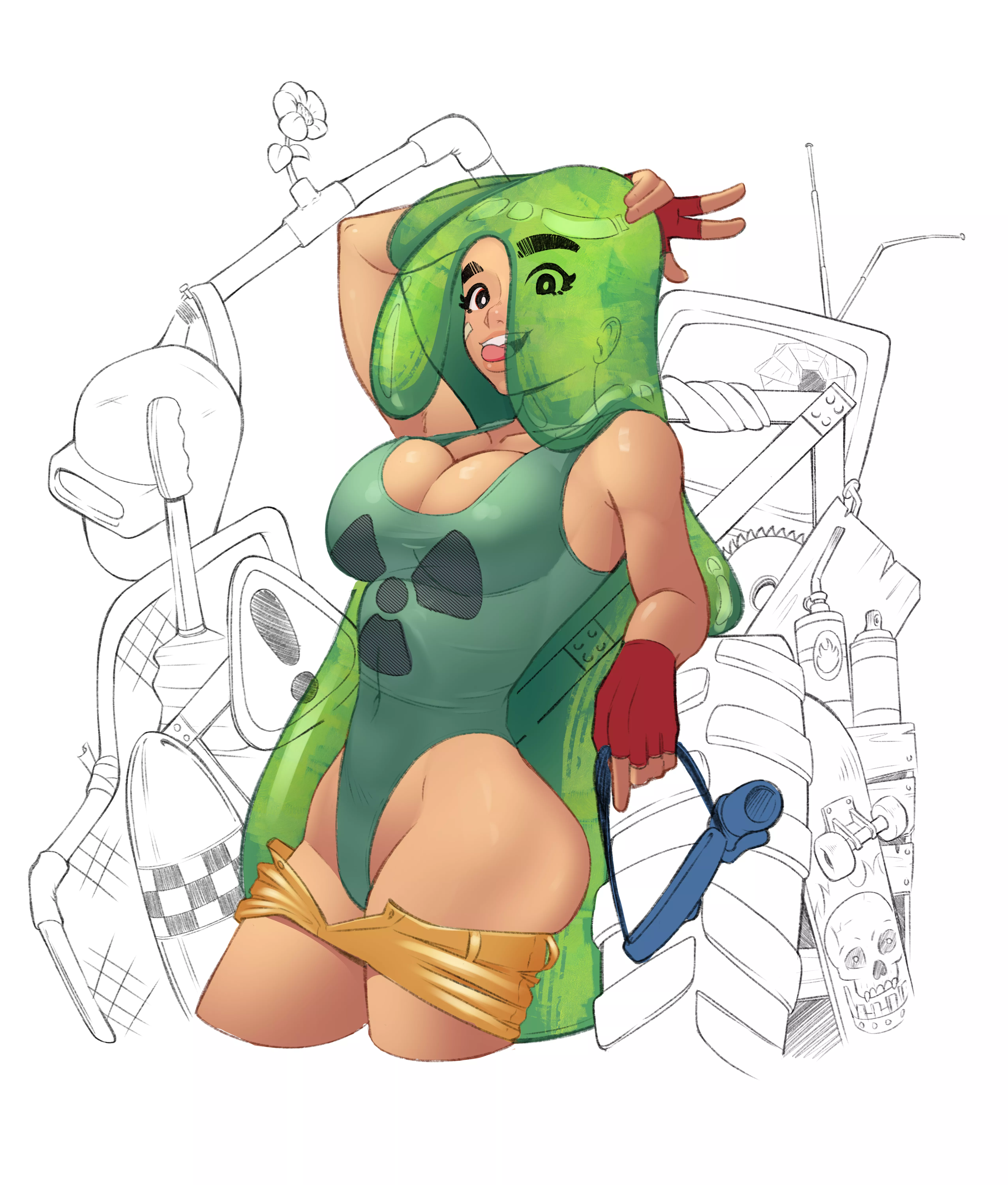 Loogie the Junkyard Queen - [Original]