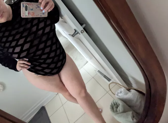 New body suit. How long till my first nip slip haha