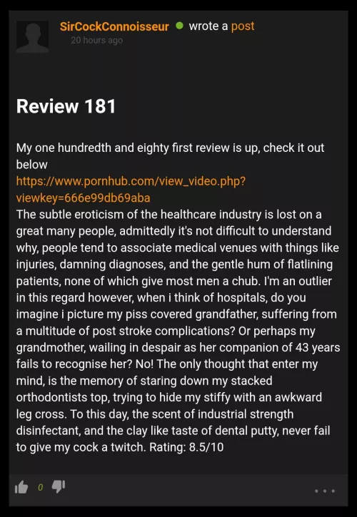 A medical reminiscence