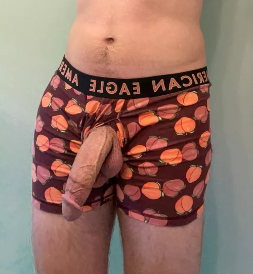 Do you like my peach underwear? 🍑