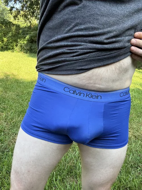 Hoping my neighbor catches me 