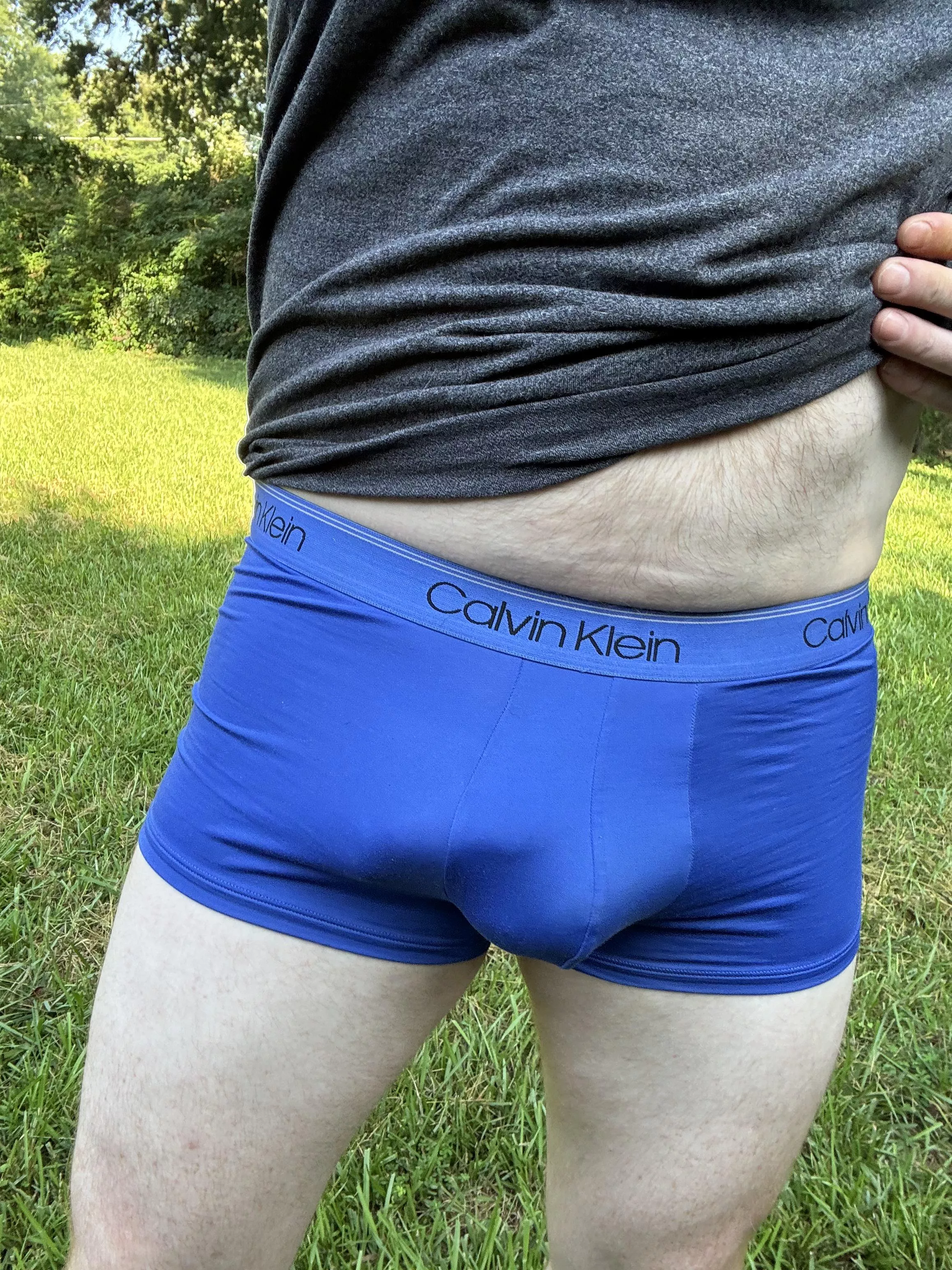 Hoping my neighbor catches me 