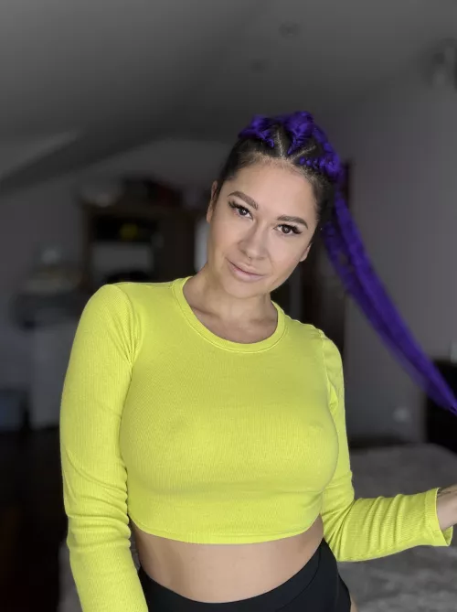 I feel pretty confident in a bright top