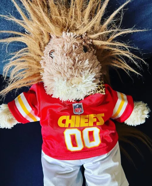 Leonard is ready for football! 