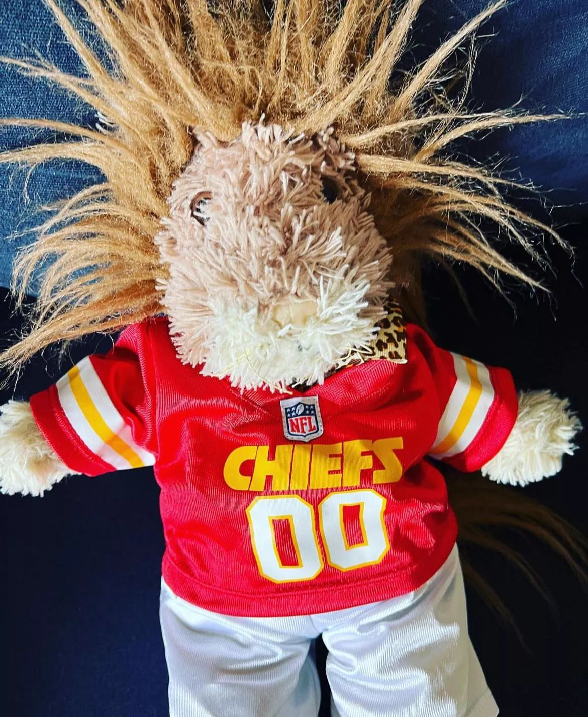 Leonard is ready for football! 