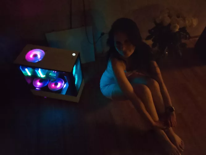 Little bunny's rig. Nzxt, Lianli and TT. Bunny🐇