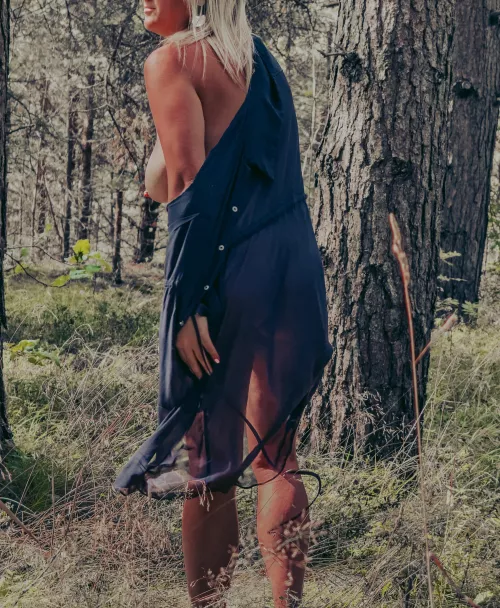 One naughty evening walk