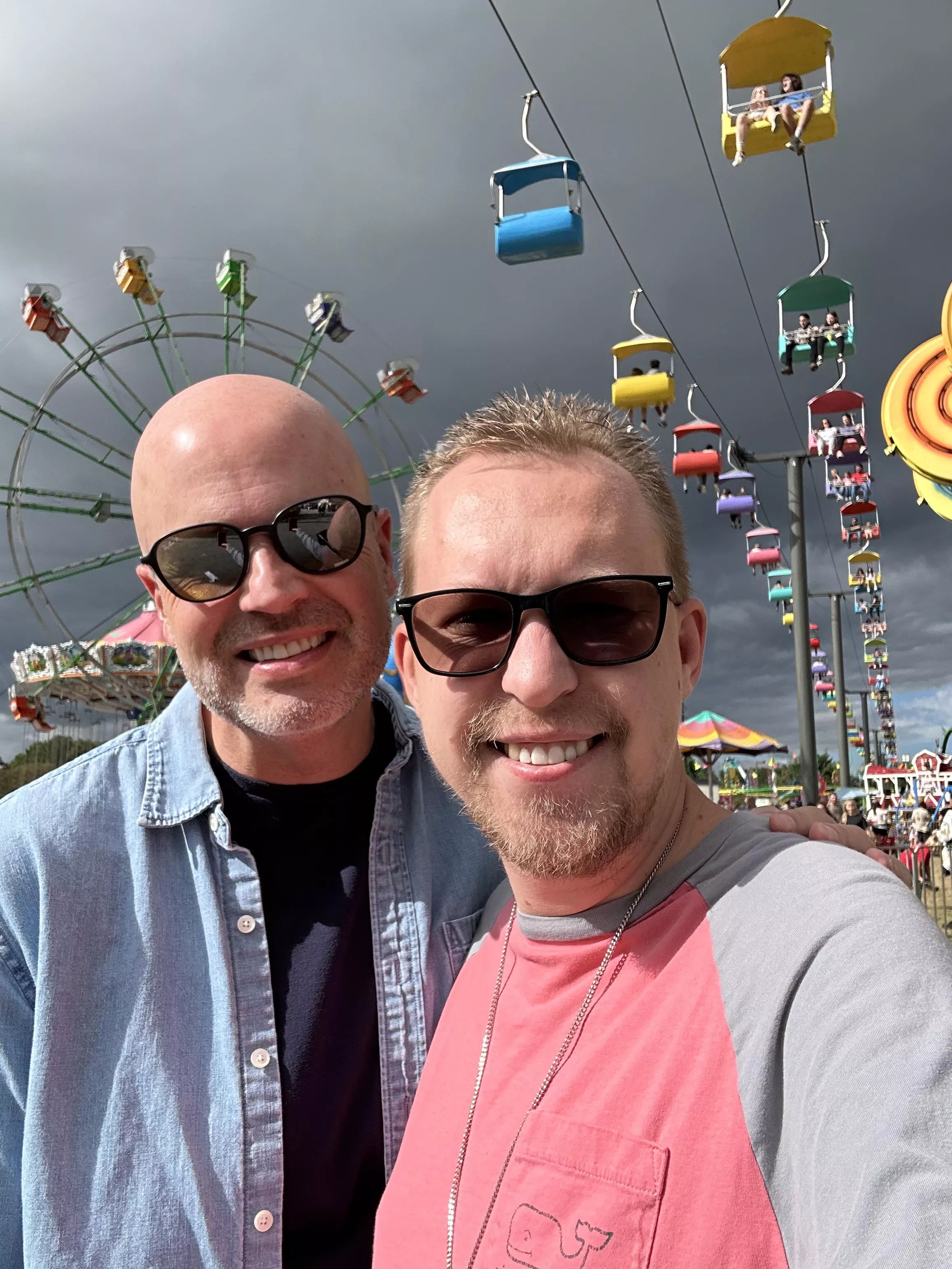 Spending the afternoon at the NC Mountain State Fair.  Anybody want a turkey leg? 😜