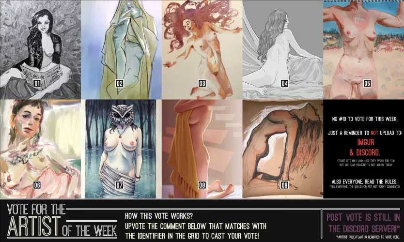 ¡¡Vote for the Artwork & Post of the week!!