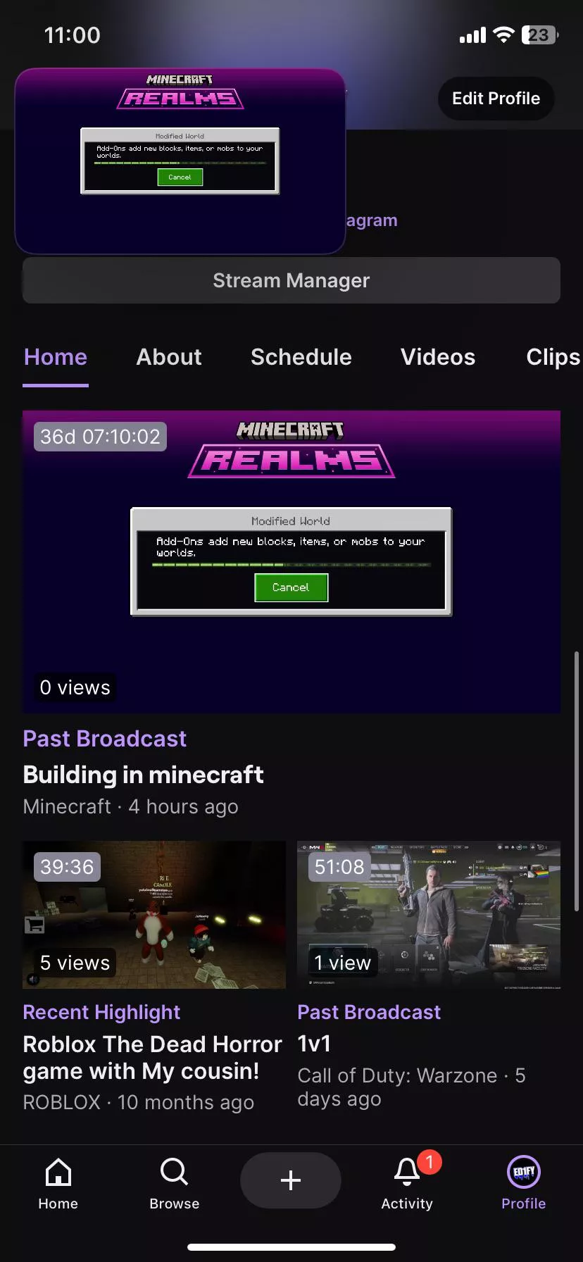 Why does it say I streamed for 36 days???