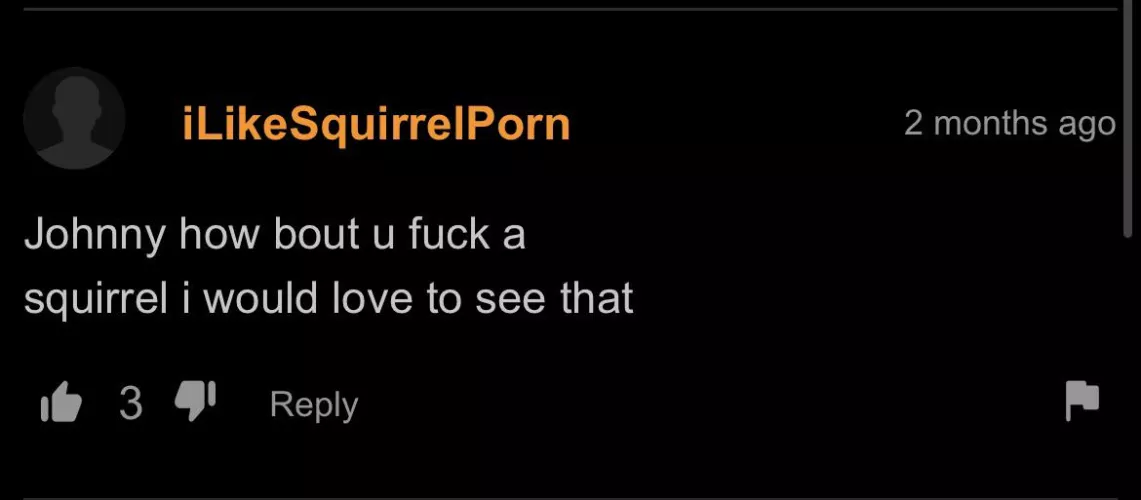 Word on the street is Johnny Sins has since stopped taking requests 