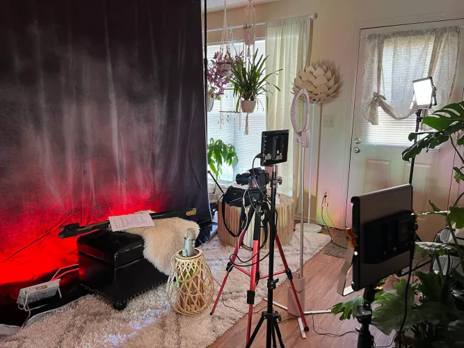 Behind-the-scenes of my Ashe video shoot! ✨