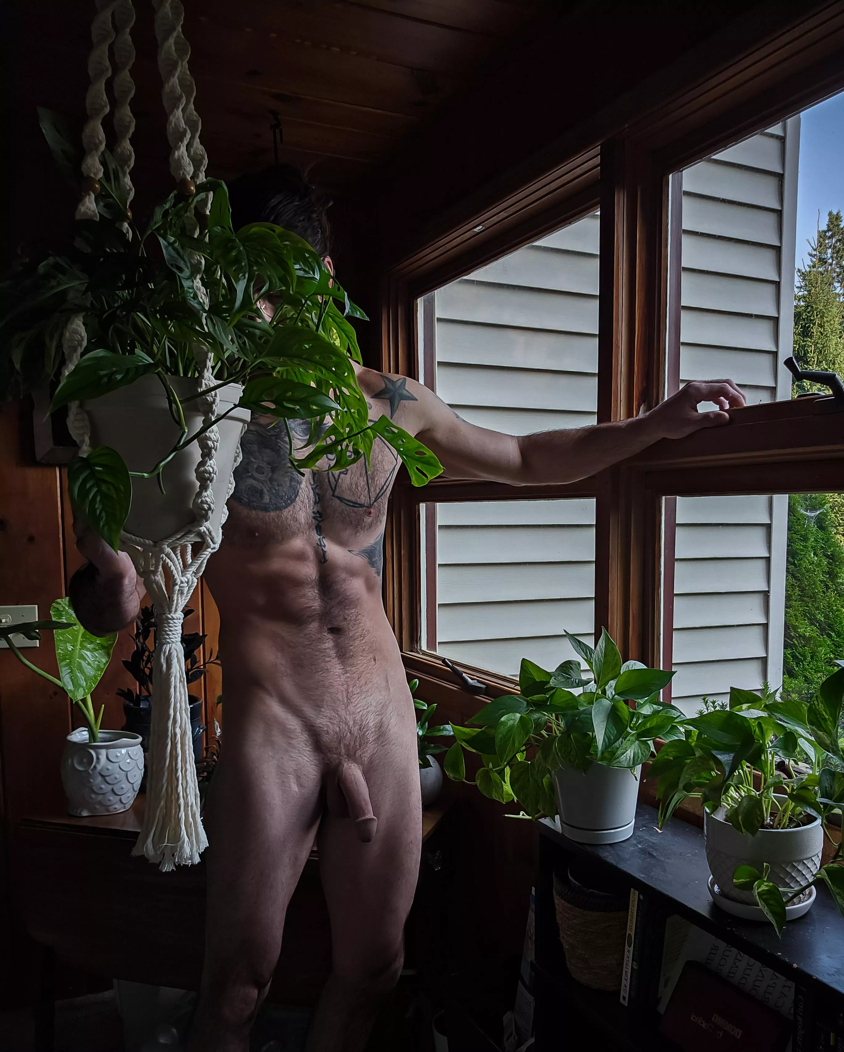 Bonding with my plant family 