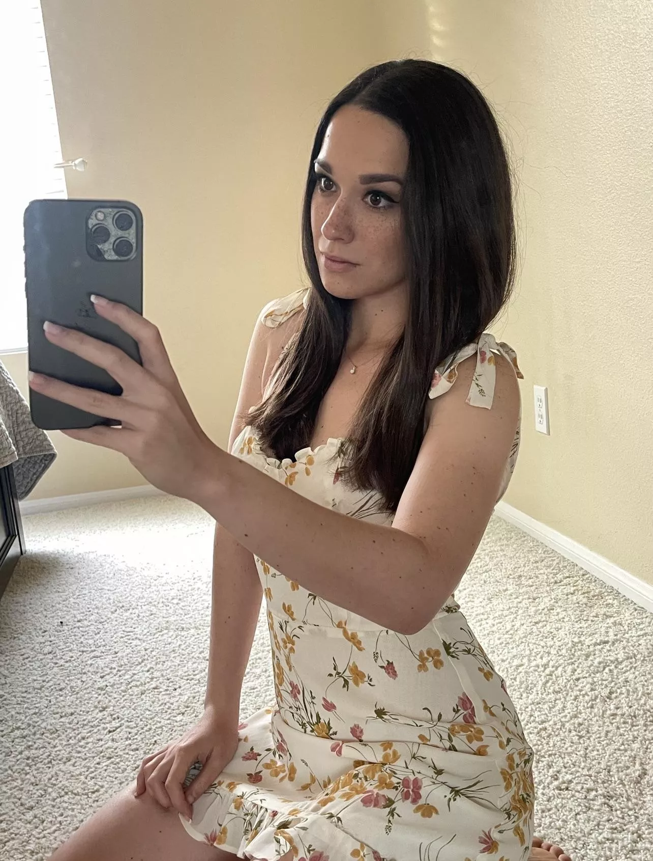 Freckles and sundresses go hand in hand. 