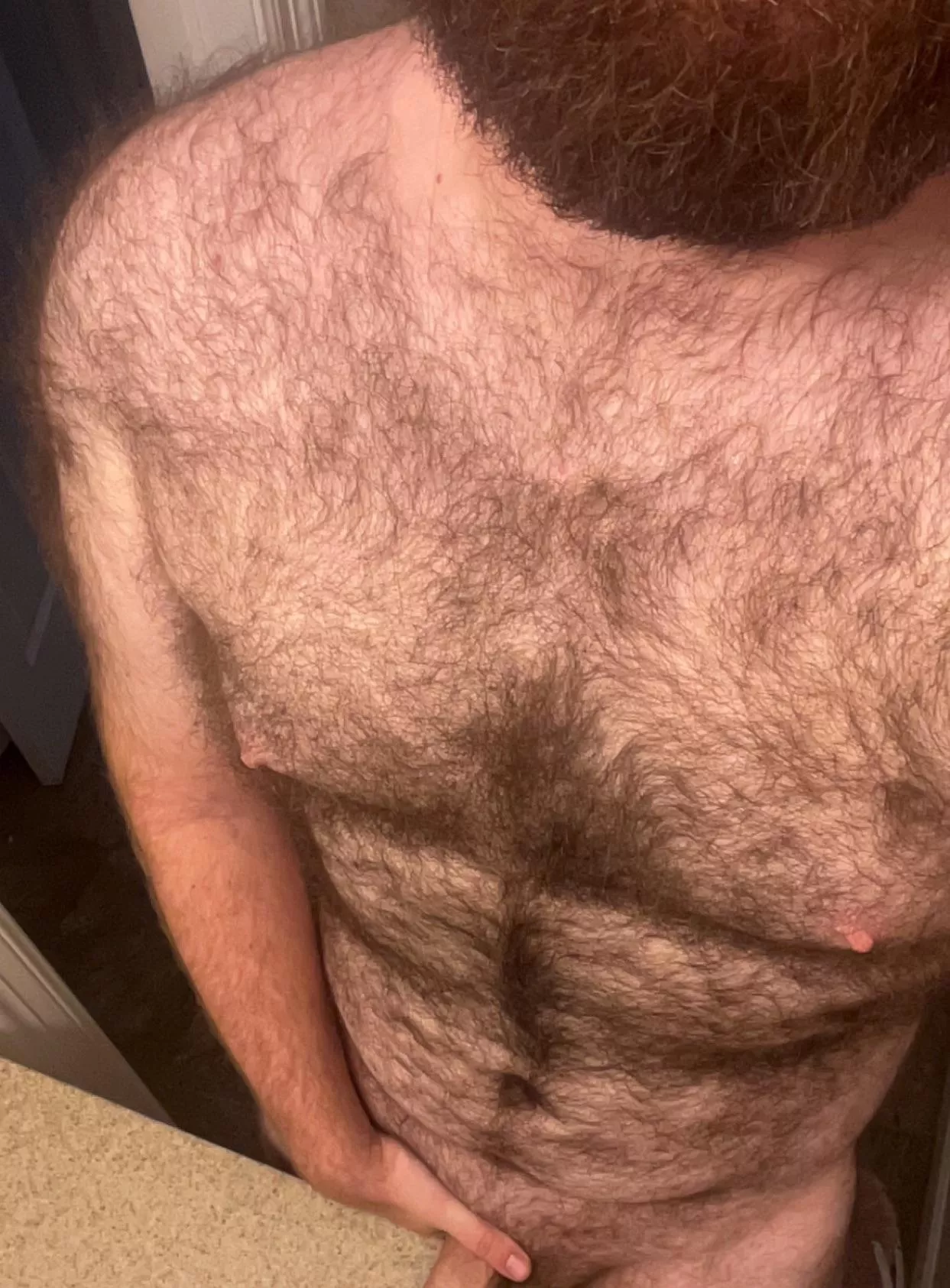 I hope you don’t mind hair 😂😈