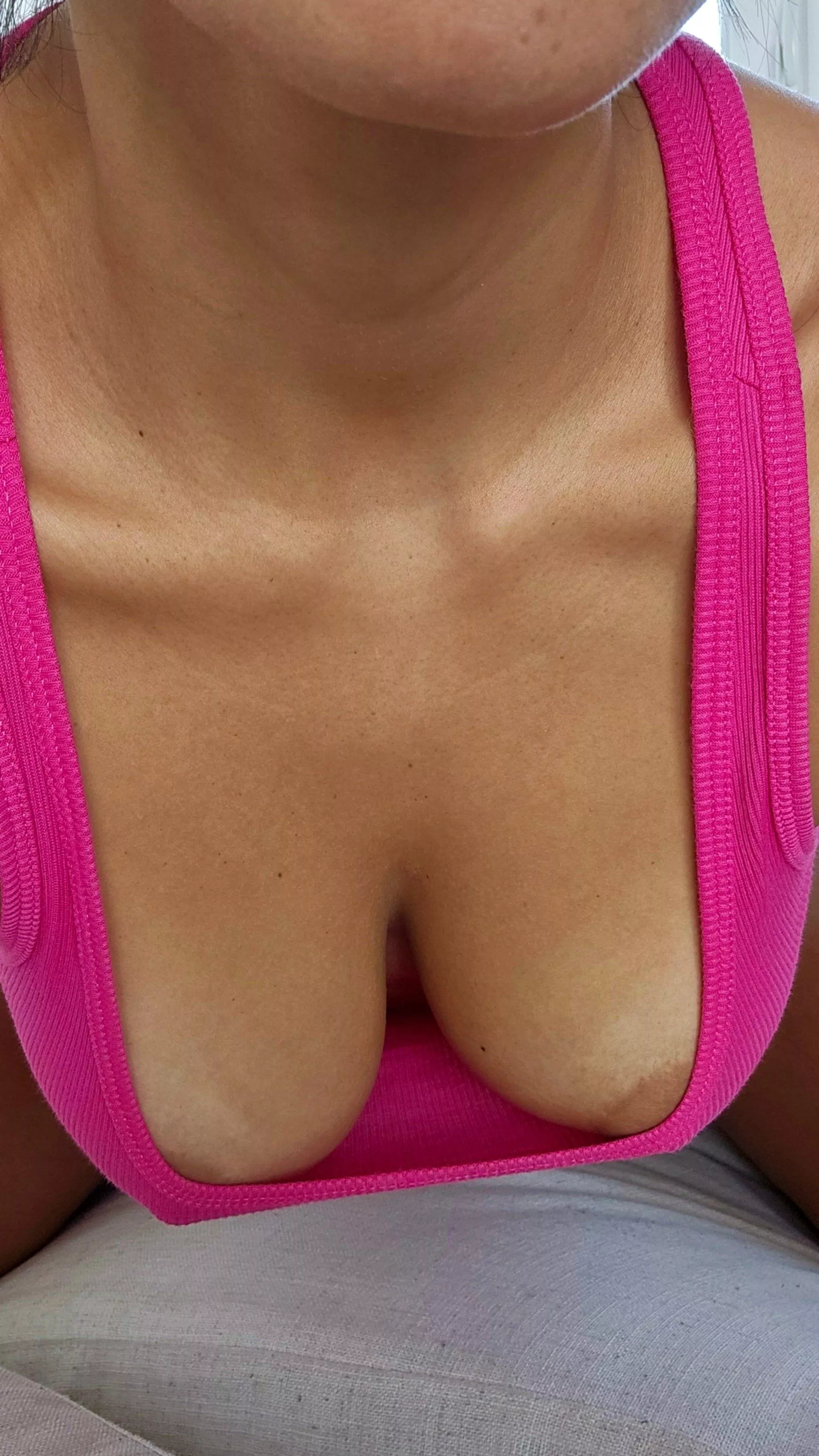 It turns me on when you look at my boobs