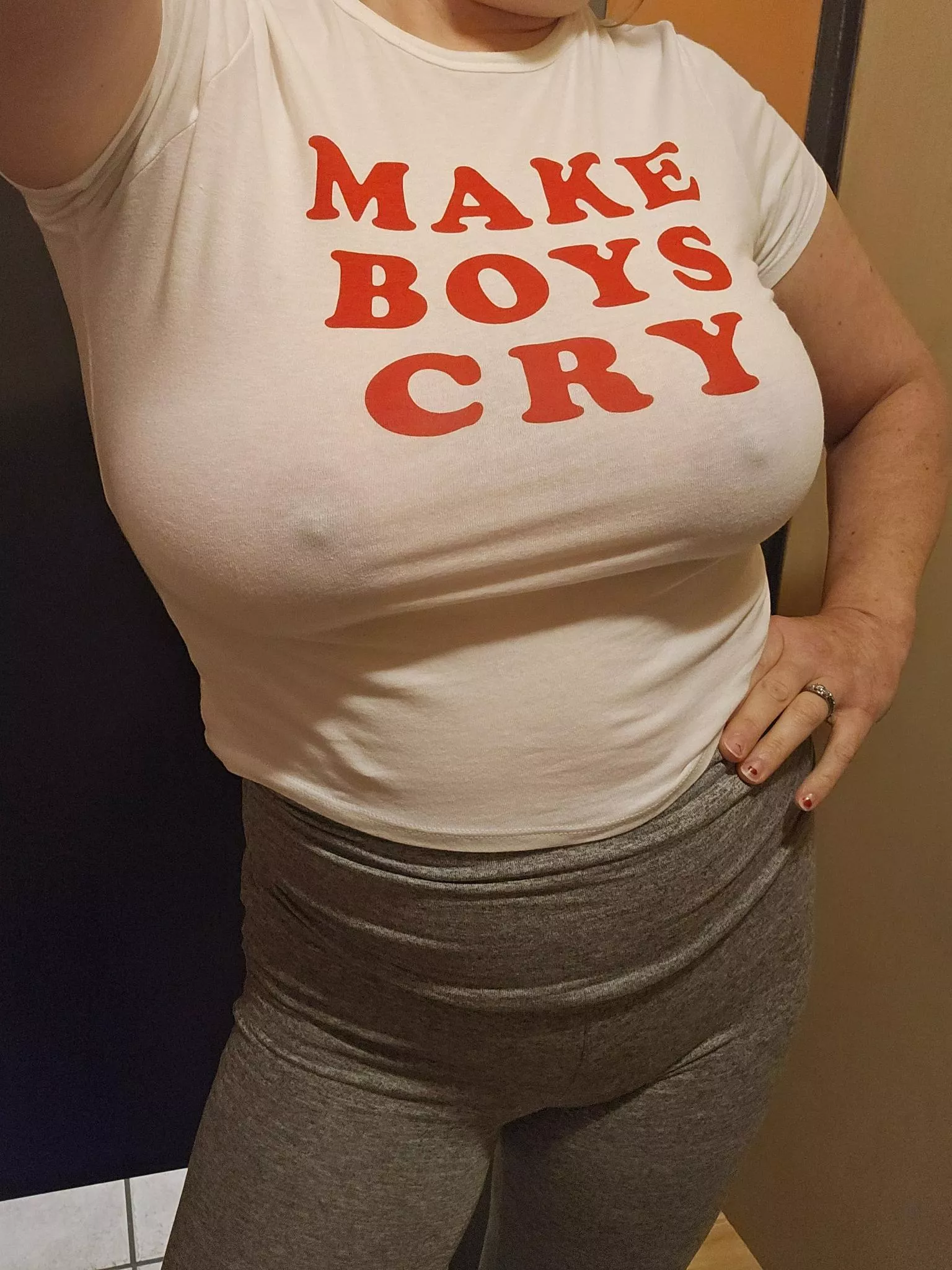 Just enjoying a little edgy fun. Would you say hi... 43F