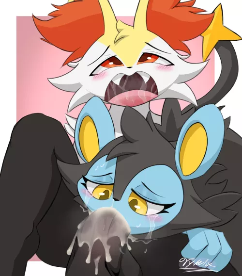 Luxio & Braixen (Vytelux) [MF]
