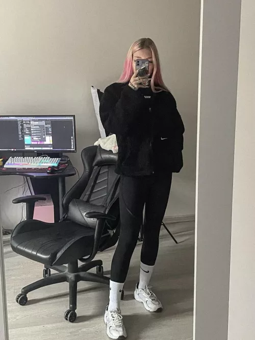 selfie before a walk