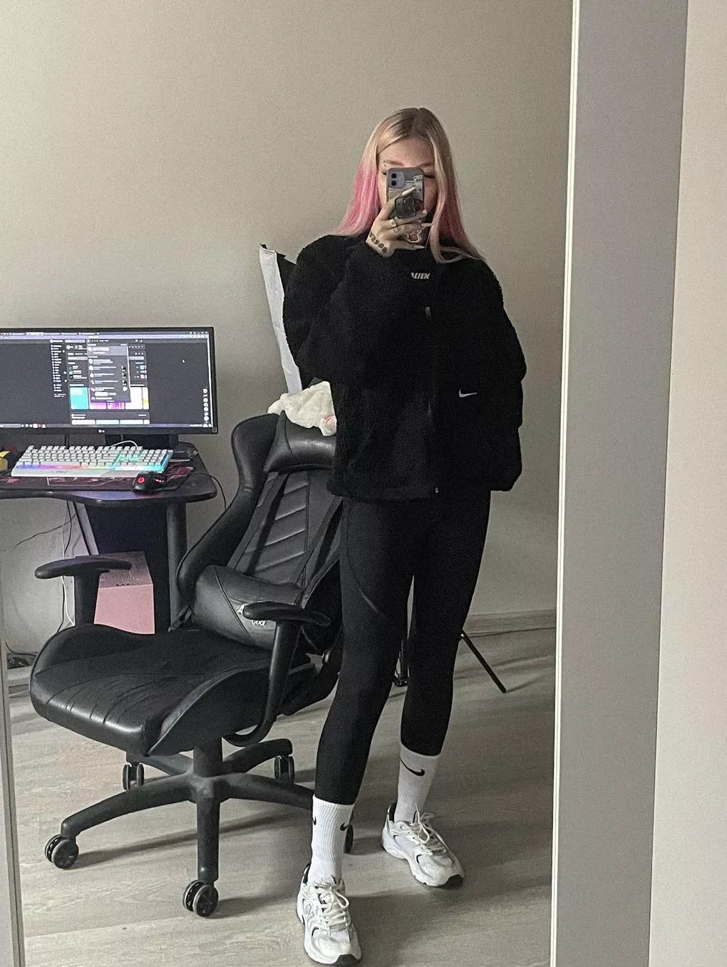 selfie before a walk