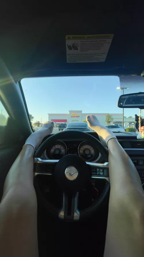 Would you look at my socks ? F