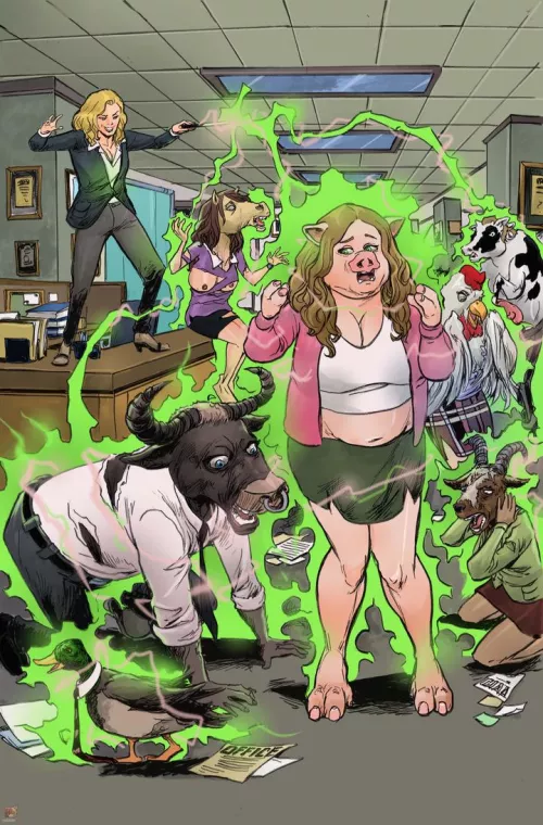 You Can't Resist Forever... (Emmanuel Xerx Javier) [anthro, animal, multiple TFs, mental changes, clothes ripping] 