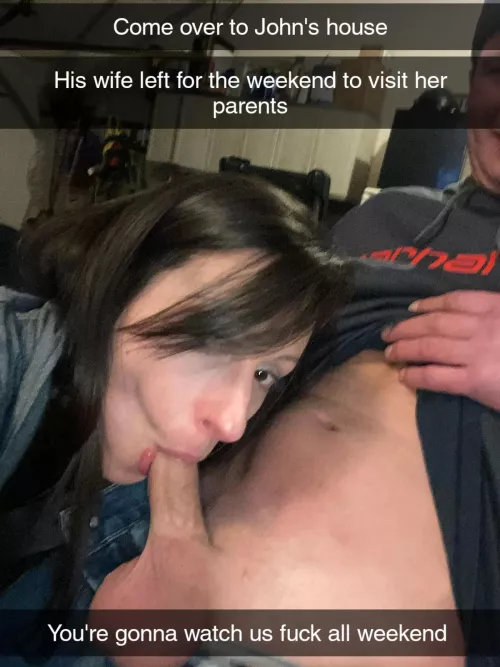 A weekend watching your wife fucking her bull friend 