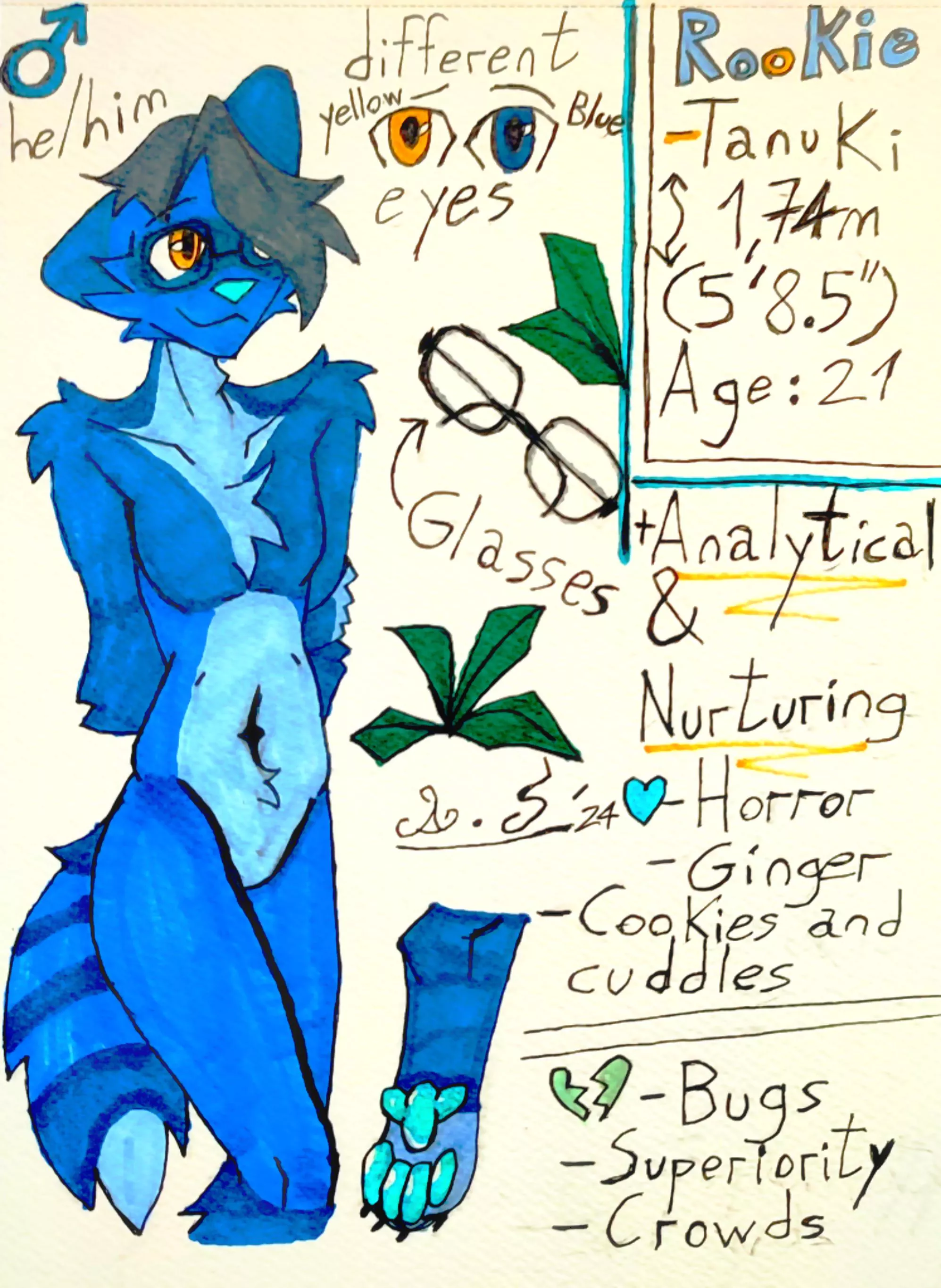 Commission ref sheet for a user on Twitter ! What do you think ? (17/09/2024)
