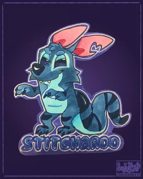 Devious lil creature 💙😈