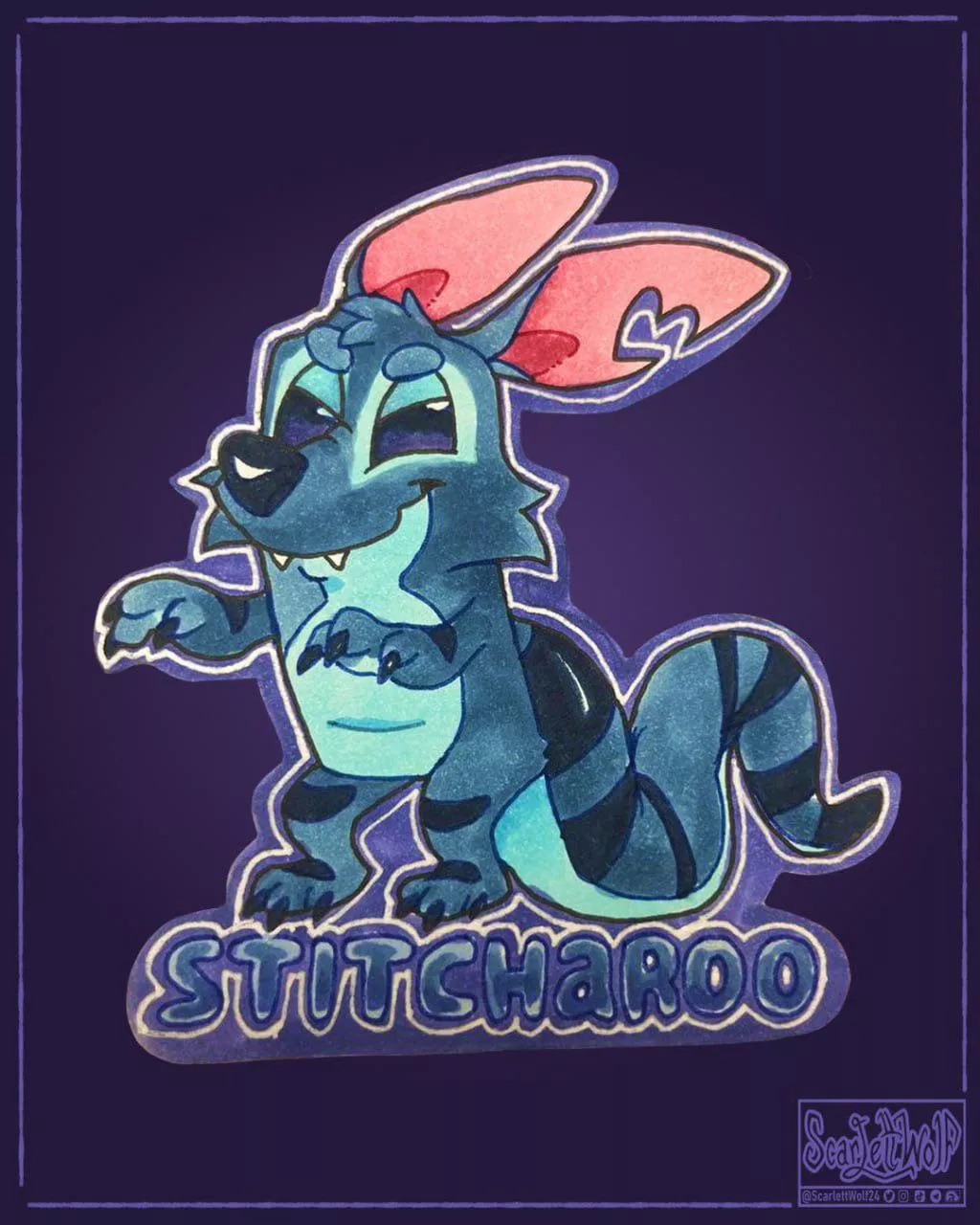 Devious lil creature 💙😈