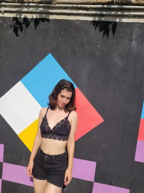 Everybody kept looking at my at the music festival