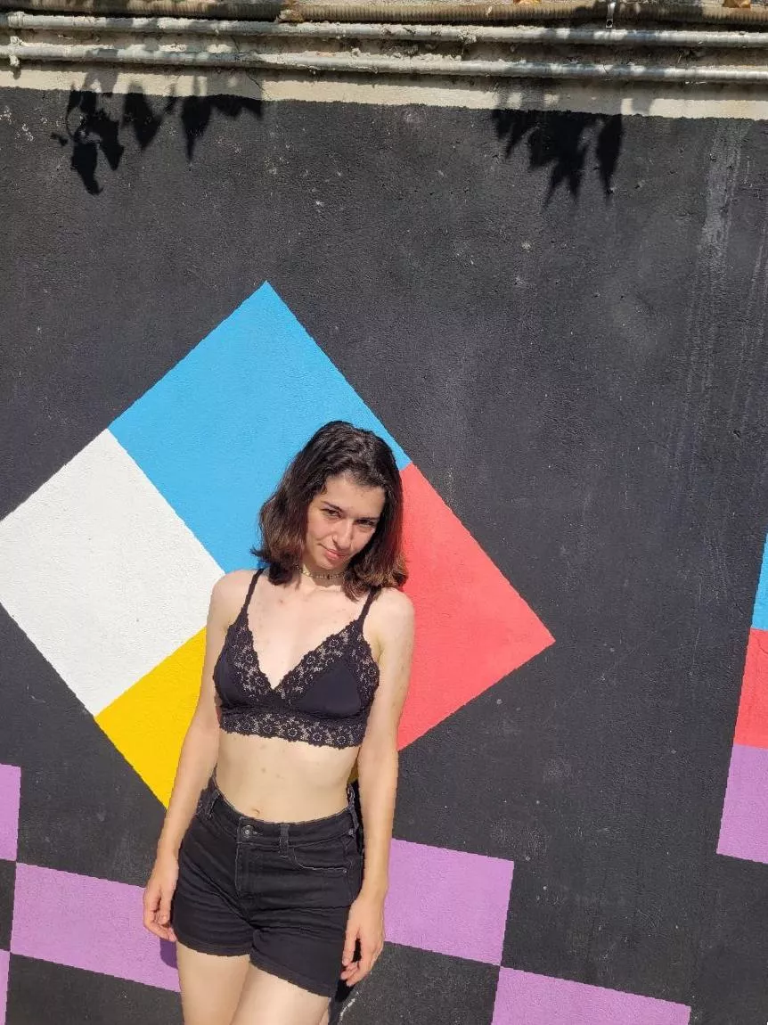 Everybody kept looking at my at the music festival