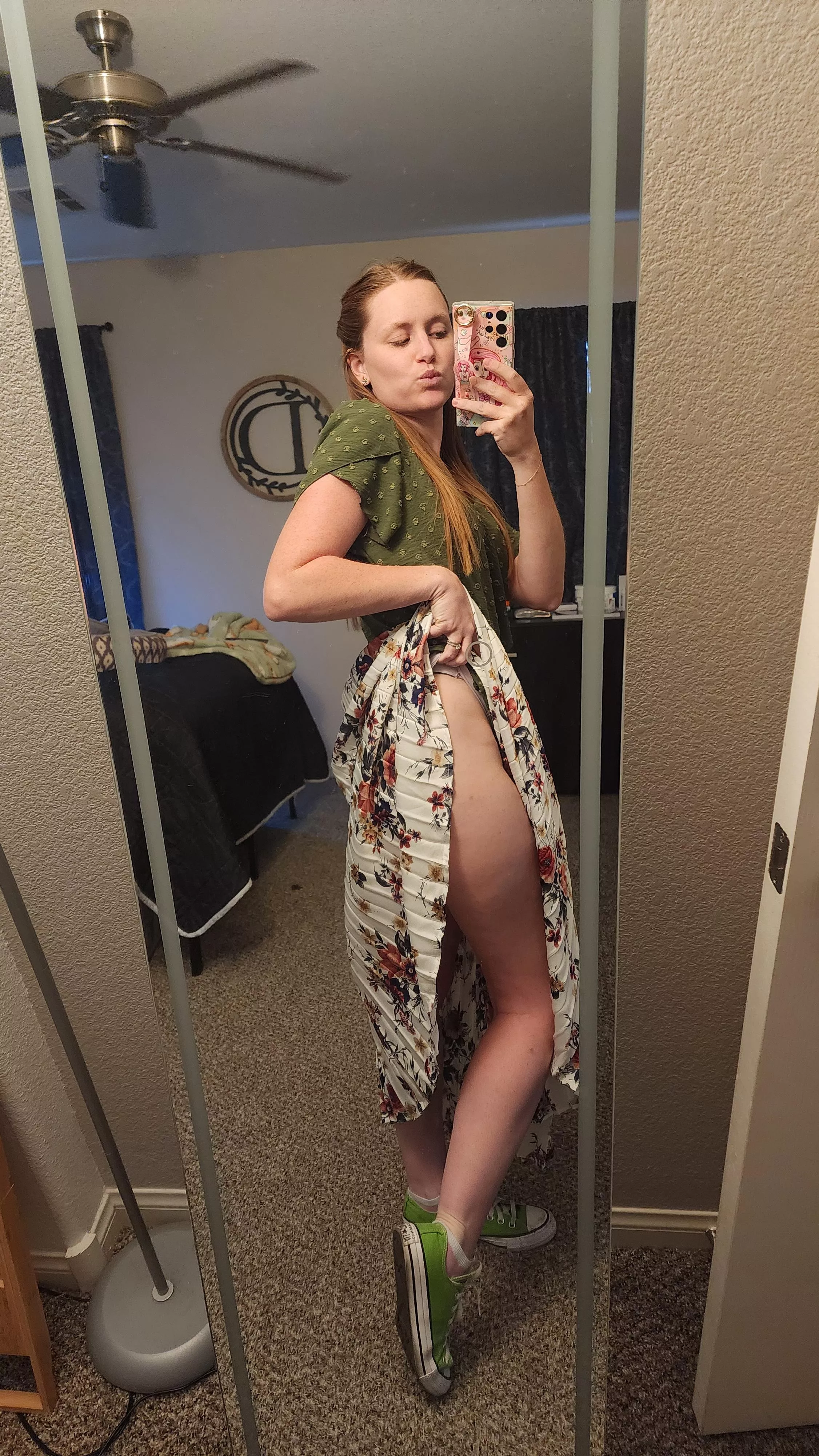 Feeling her teacher self