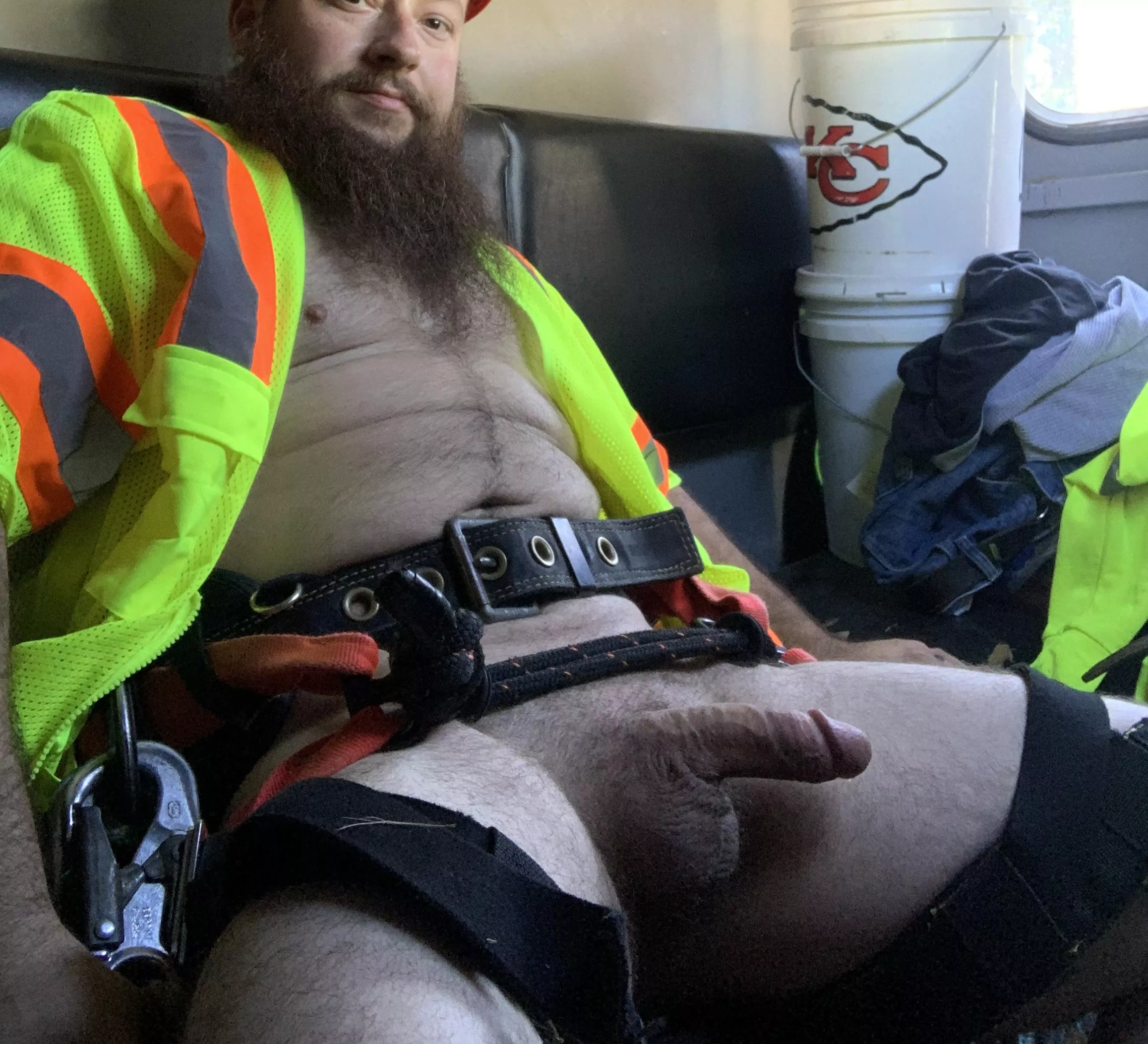 Got horny and had a photoshoot in my climbing saddle π Got horny and had a photoshoot in my climbing saddle π