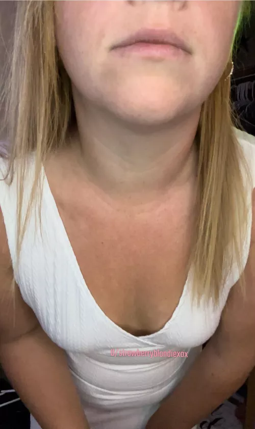 Oops, I didn’t mean to bend over in a dress. 