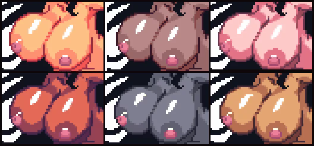 Some different colour ones, thinking of making a monster collector game, what other skin colours? maybe red, green, yellow etc? 