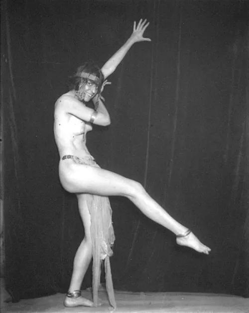 Studio nude by Lejaren Hiller, France