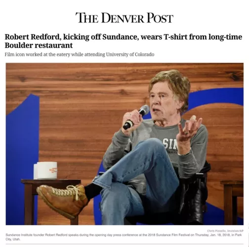 What boots is Robert wearing? 