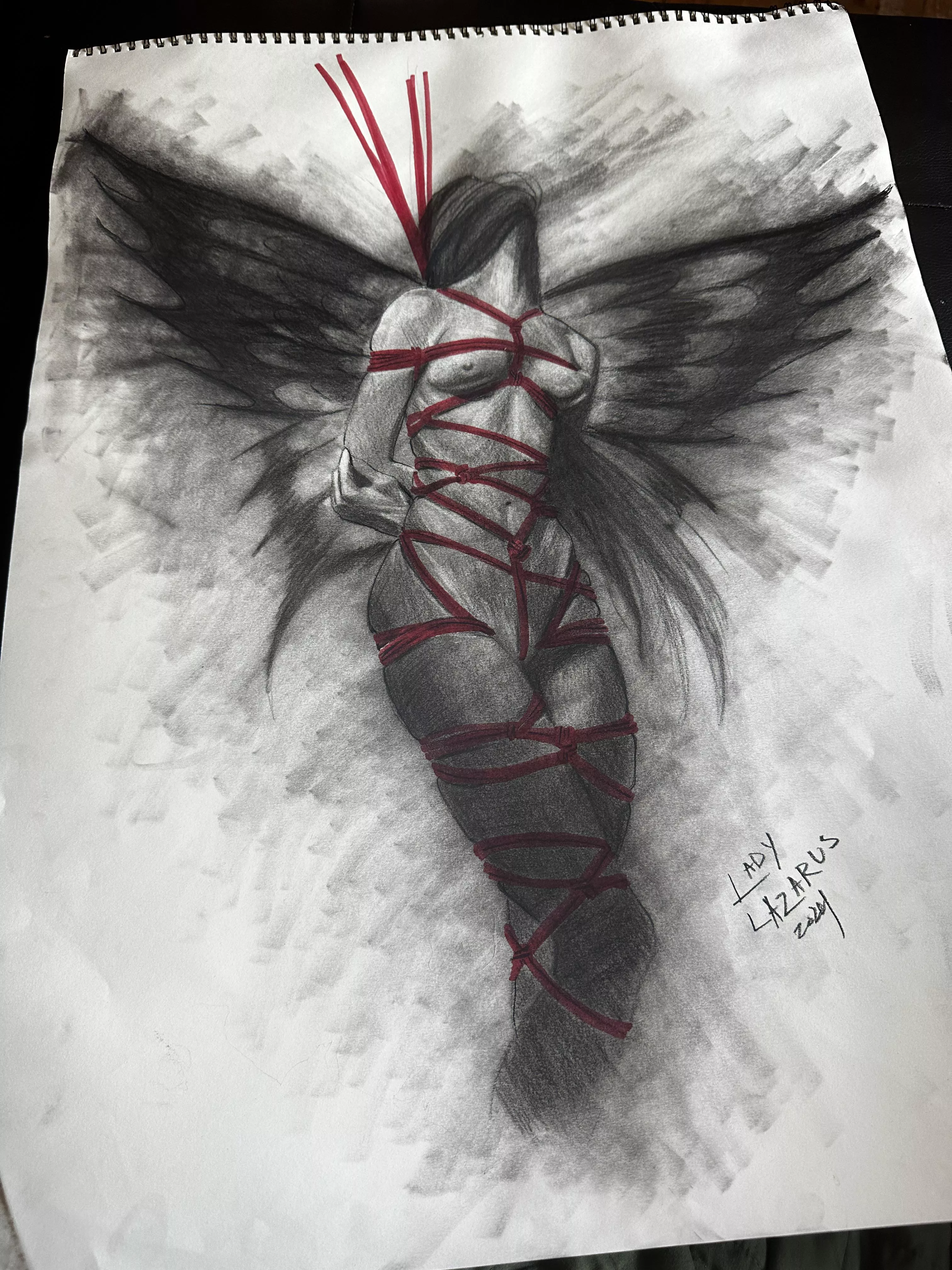 A charcoal drawing I made 🖤