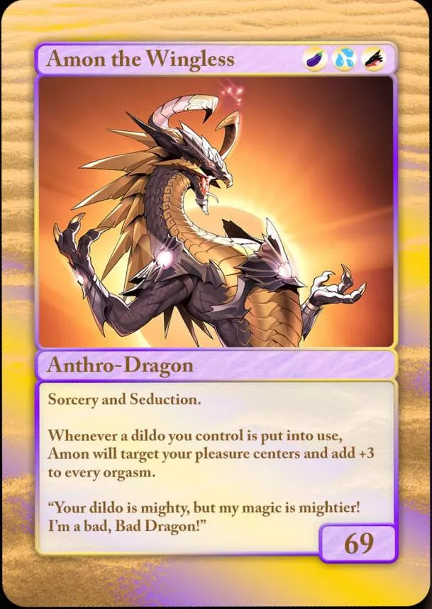 I want to see the back of the Amon Collectible Card 😭