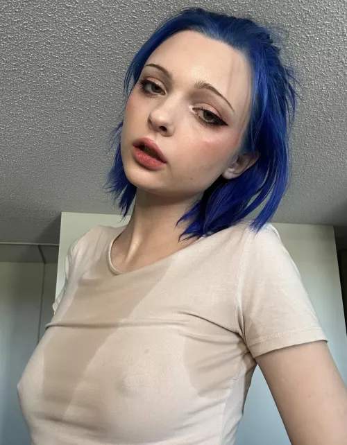 I'm all wet, my nipples are swollen, everyone is looking at me like that