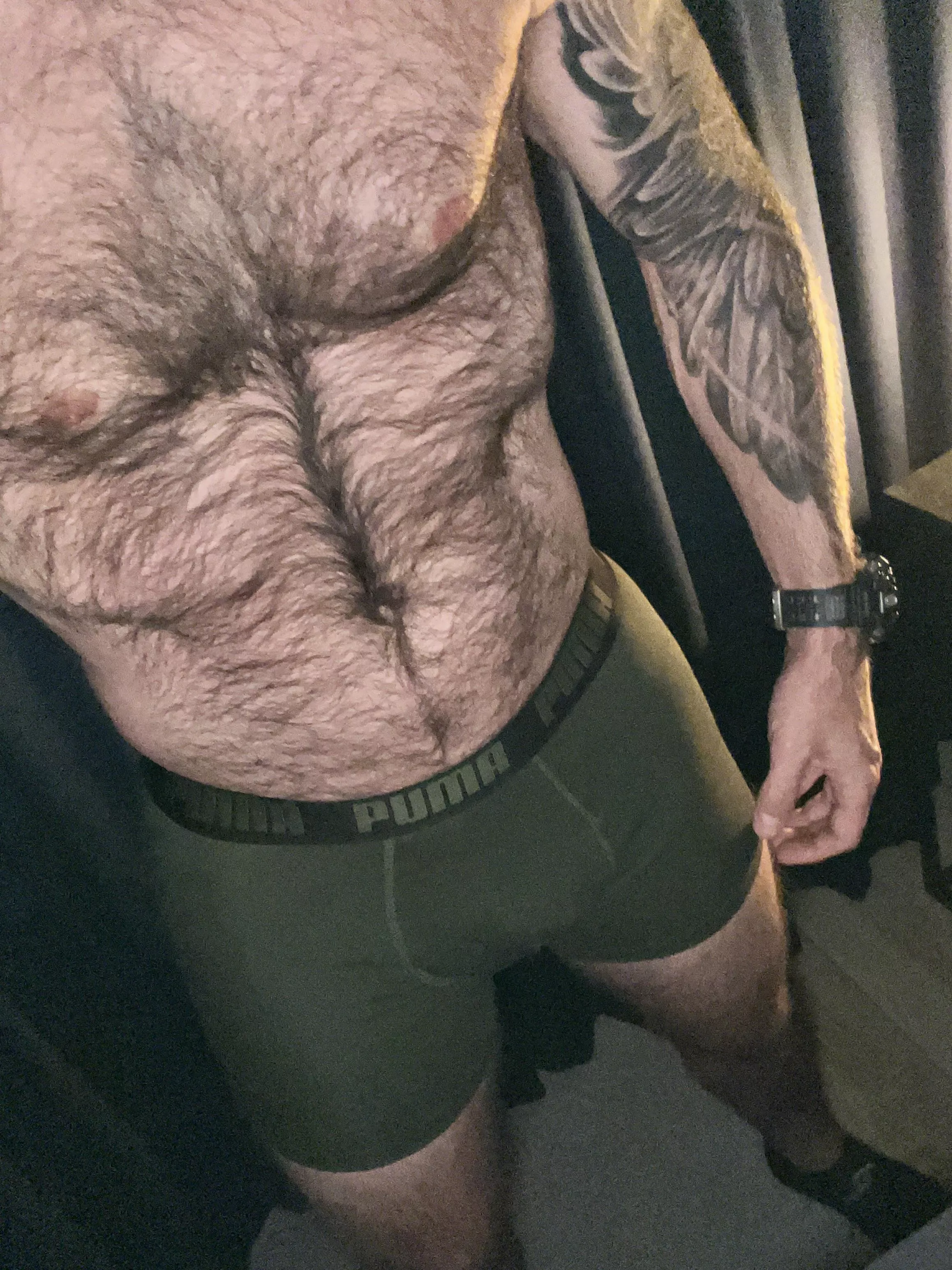 Like my hairy chest?