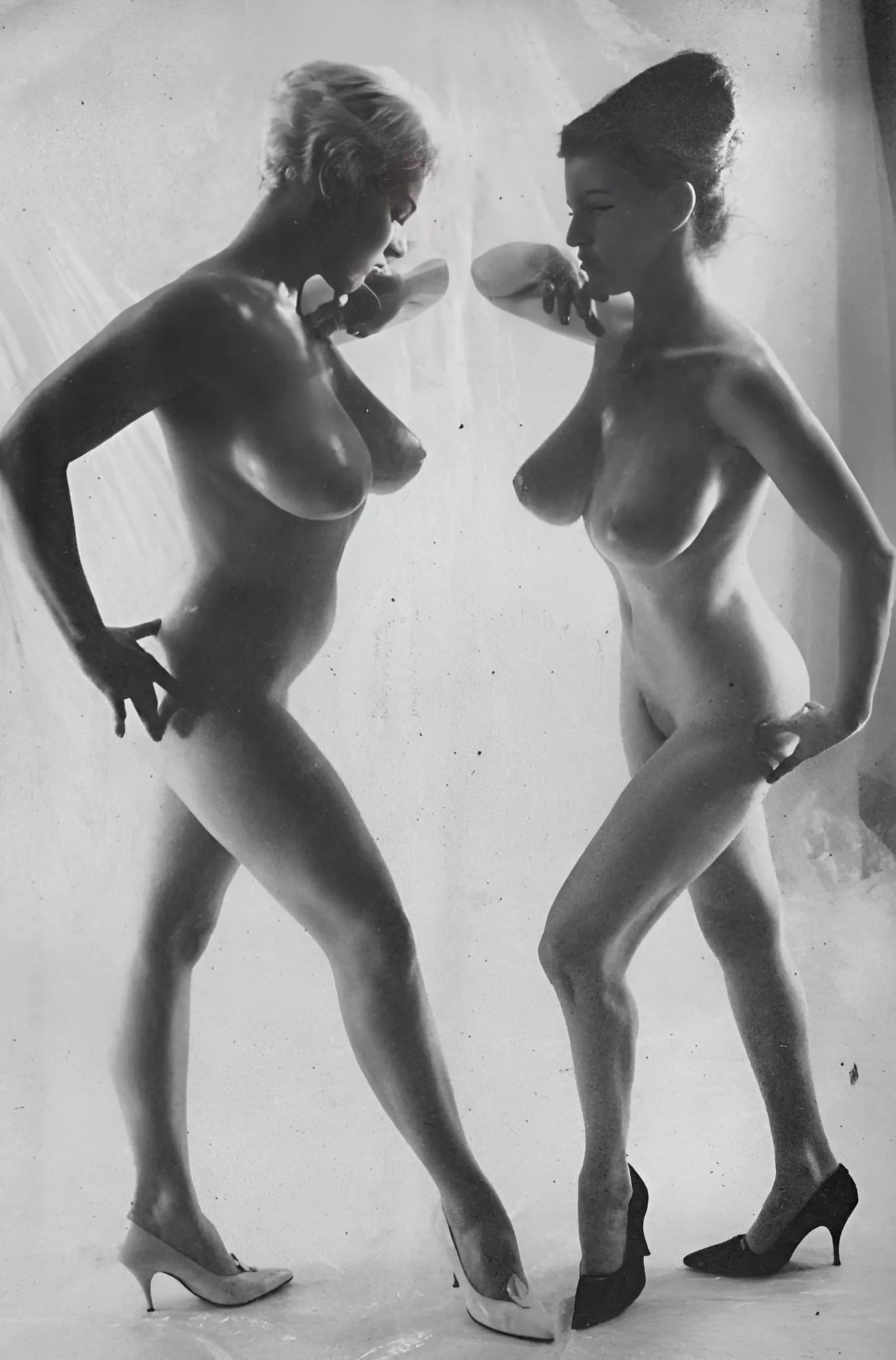 Lorraine Burnett and Jackie Parker, late 50s early 60s
