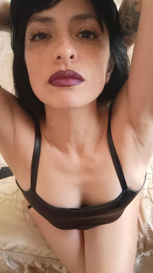 Run your tongue over them and fill them with slime 