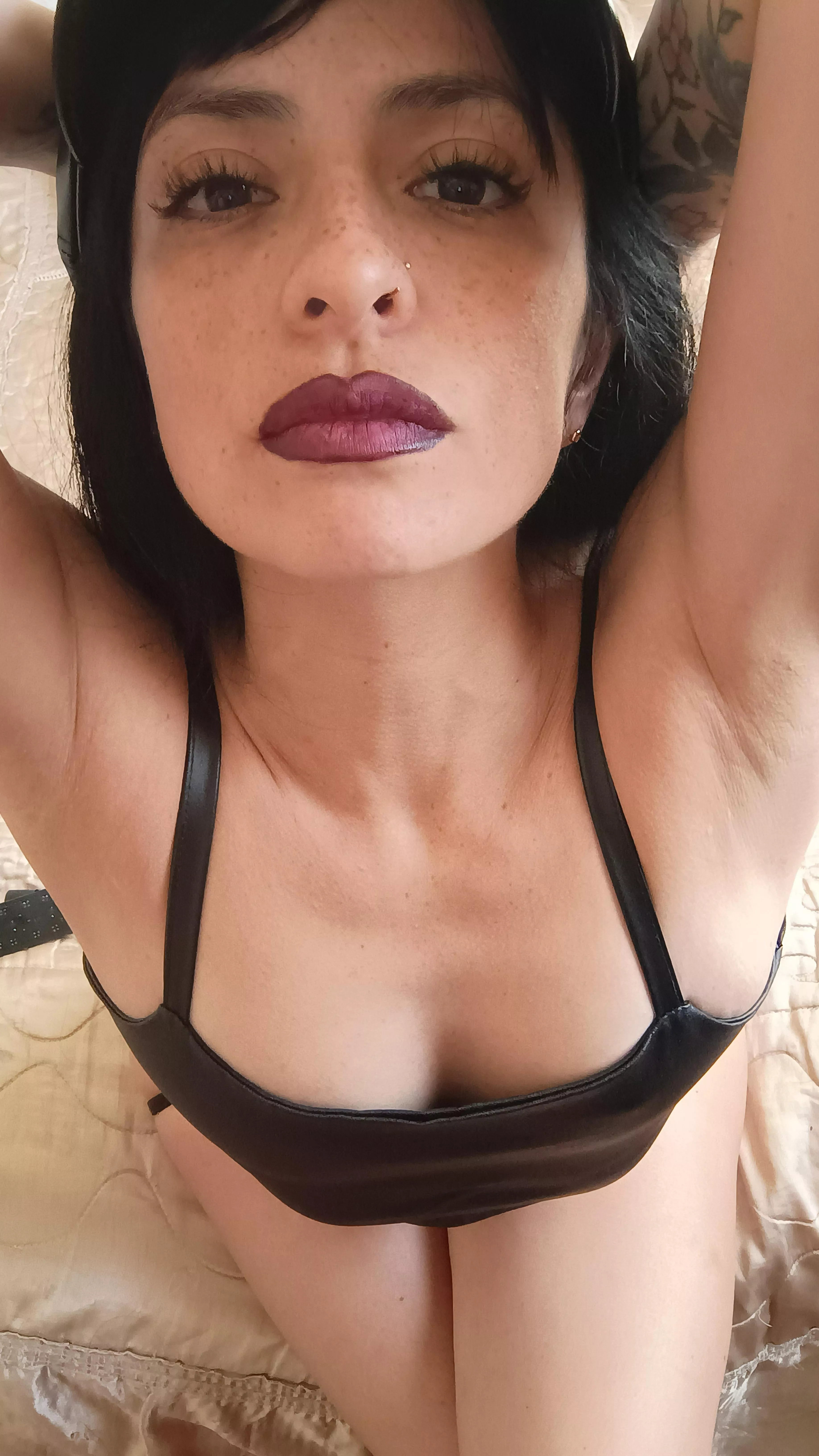 Run your tongue over them and fill them with slime 