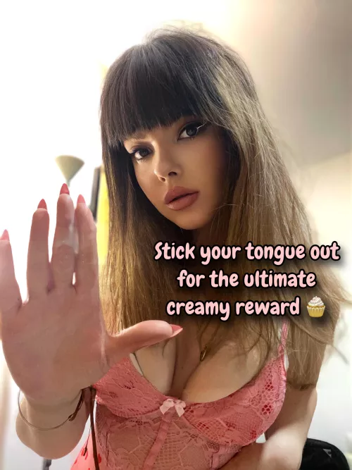 Stick it out... [oc]