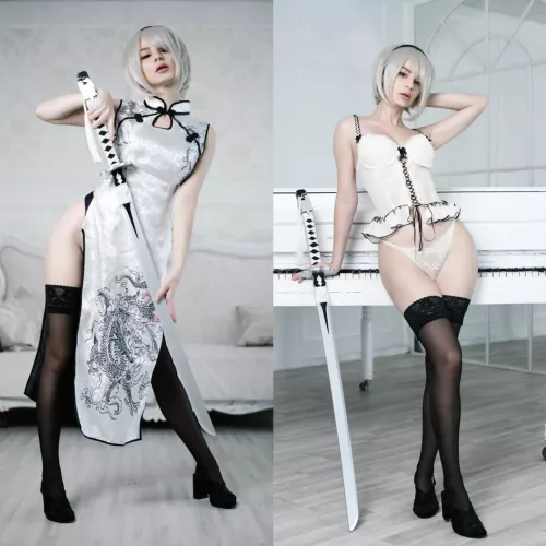 2B in cosplay or without? by (Kanra_cosplay) [self]