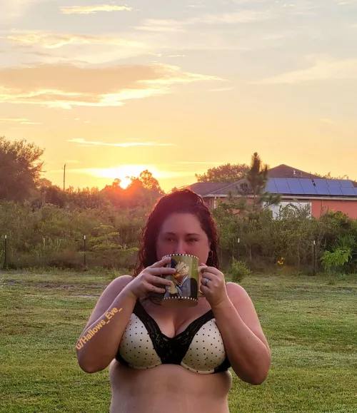 A little sunrise this morning 