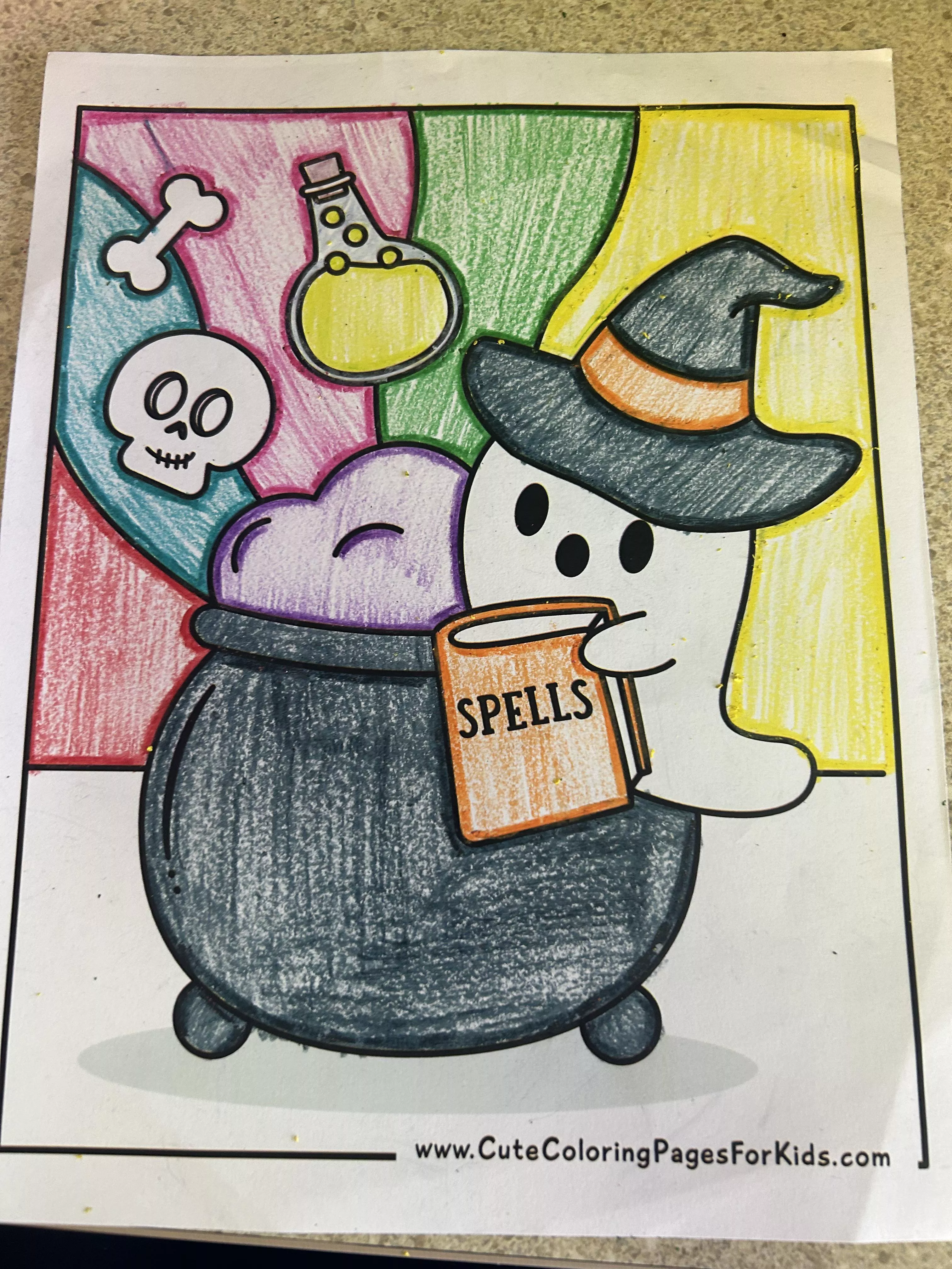 Always coloring for Dadddy